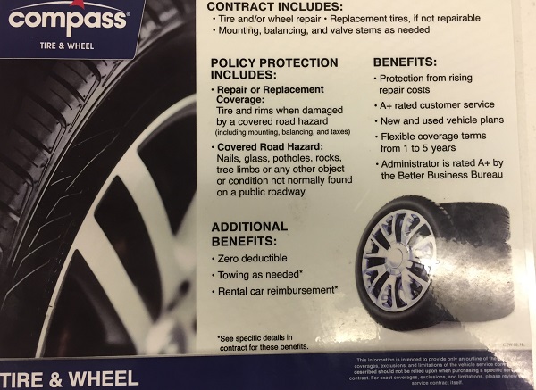 Tire and Wheel Warranty Coverage